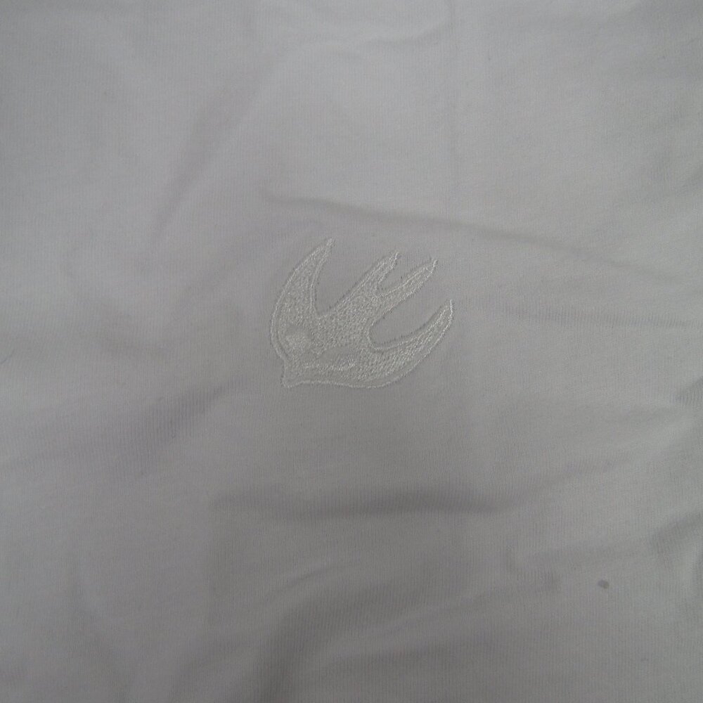 MCQ McQueen Medium White Graphic Short Sleeve Tee T Shirt - Picture 2 of 7